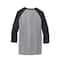Port & Company® Core Blend 3/4-Sleeve Raglan Tee